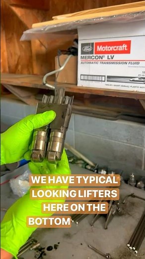 6.7L PowerStroke Lifter Operation #shorts