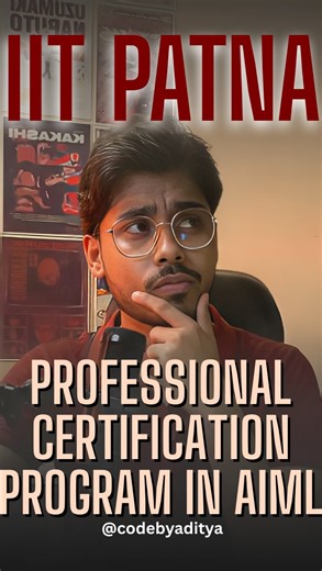 Aditya on Instagram: "2025 waste lag raha hai? Toh 2026 ko bhi aise hi jaane mat do. Degree aur sirf coding ab enough nahi hai. Companies ko chahiye log jo AI ko real problems pe apply kar sakein. Agar tech background se ho aur 2026 mein edge chahiye, toh yeh skill ignore mat karo. Link chahiye? Comment AIML 👇 DM mein bhej dunga. #internship #codebyaditya #dsa #codingjourney"