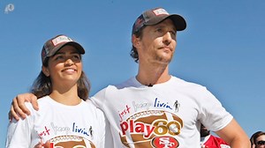 113K views · 1.1K reactions | When Academy Award winning Actor and Just Keep Livin Foundation founder Matthew McConaughey stops by the schedule release party  | Washington Commanders | Facebook