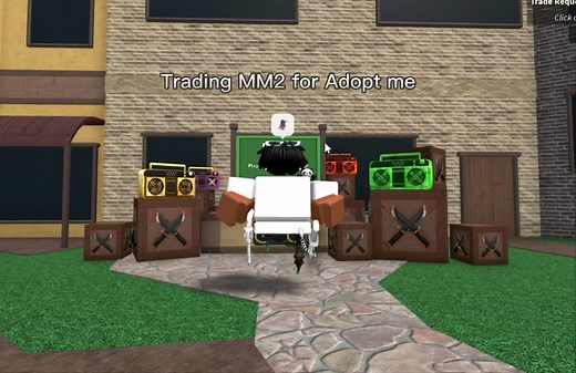 Trading MM2 for Adopt Me! #roblox #xyzbca #adoptme #trading #tradinghub #pets #entertainment #trusted #mm2 #crosstrading #discord