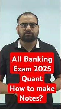 How To Make Maths Notes For Banking Exam 2025 | Banking Exam Quant Preparation Strategy 2025 |EduTap