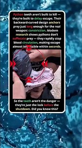 This Is How Pythons Really Kill Their Prey #shorts