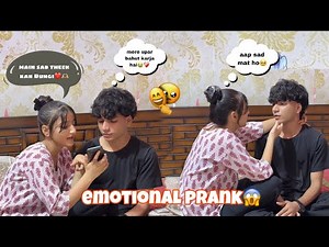 emotional prank🥺ll prank on girlfriend￼ Gone Emotional 😭….