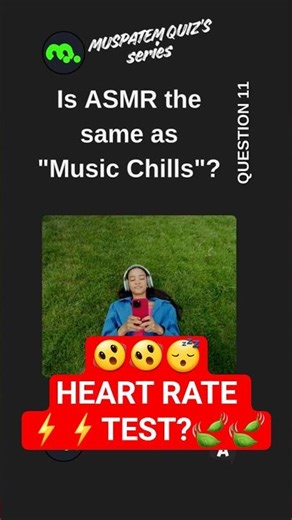 ASMR vs. Music Chills: They Are The Same? #shorts