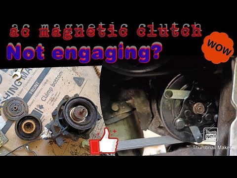 AC magnetic clutch replacement honda crv 2003