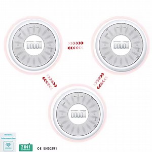 [Hot Item] Interlinked Smoke and Carbon Monoxide Alarms Combination Smoke Co Detectors