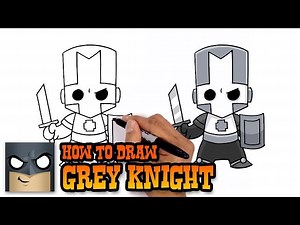 How to Draw Grey Knight | Castle Crashers (Art Tutorial) - Videos For Kids