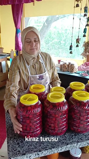 Kiraz Turşusu Nasıl Yapılır | En Yöresel Tarif (Saliha Sultan)
