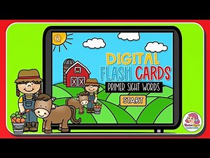 Primer Sight Words DIGITAL FLASHCARDS PowerPoint Game