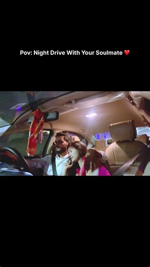 Night drive with your soulmate ❤️ #shorts #ytshorts #explore #couple #youtubeshorts