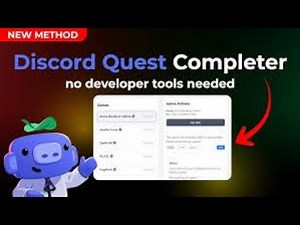 Discord Auto Quest Completer BOT | 100% Free And Safe To Use.