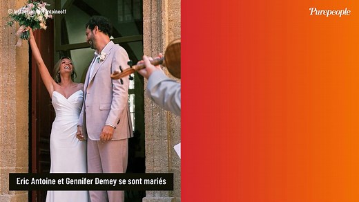 Mariage d'Eric Antoine et Gennifer Demey à Aix-en-Provence : une autre star de M6 était présente et a filmé leur très jolie cérémonie !