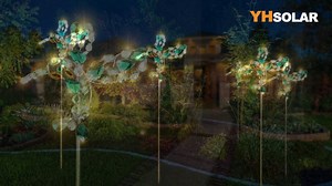 Watch Garden Solar Lights Outdoor Decorative Hummingbird Garden on Amazon Live