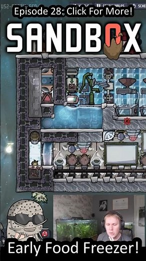 Early Food Freezing In ONI! #oxygennotincluded #sandboxshowcase #gaming