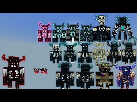 The Blood Warden vs Warden Plus (Test Ver) | Minecraft Bedrock Edition | Mob Battle