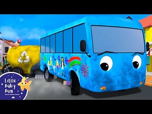 Tidy Up Bus, Wheels On The Bus | Little Baby Bum - Nursery Rhymes for Kids | Baby Song 123