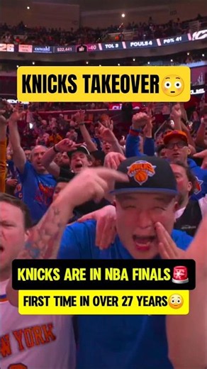 Knicks fans TOOK OVER Cleveland😨