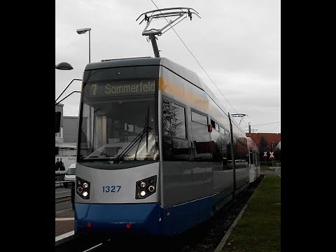 LVB Straßenbahn Leipzig Linie 7 nach Sommerfeld