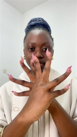 Clawcreature on Instagram: "“Soft pink, sharp edges ✨ My new dragon talon set is the perfect mix of sweet & fierce. Can’t stop staring at how these catch the light…Outfit match: cream hoodie + gold hoops = effortless cool. Click the link to shop now!👇🏻 🛒 http://www.clawcreature.com #newyork #nailart #nailarttutorial #nailartist #handmadenails #pressonnails #cateyenails #nailsofinstagram #artistic #NailInspo #nails #nailsnailsnails##nail#PressOnNails #NailGoals #UVLamp #NailEssential"