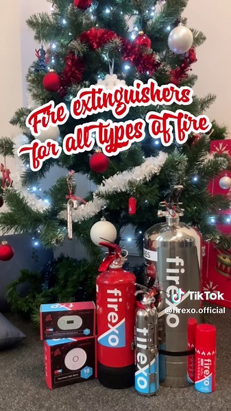 You might call it magic, but no! Our extinguishers can put out any class of fire, and there’s no magic involved. The unique Firexo formula is capable of quickly and effectively putting out any type of fire, protecting you from accidents during the Christmas season. Additionally, accessories like fire alarms will instantly notify you of any danger. 🪄Light up the Christmas Magic with Firexo! Shop now - the link in bio! #firesafety #fireextinguishers #christmas #christmastree #christmasgifts #chri