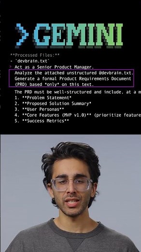 From messy notes to product roadmap with Gemini