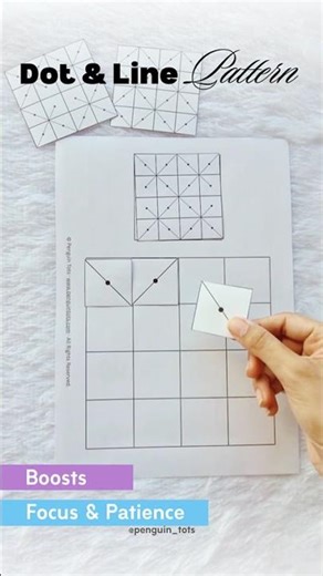 Dot & Line Pattern Matching Game | Visual Discrimination & Logic Activity #finemotorskills