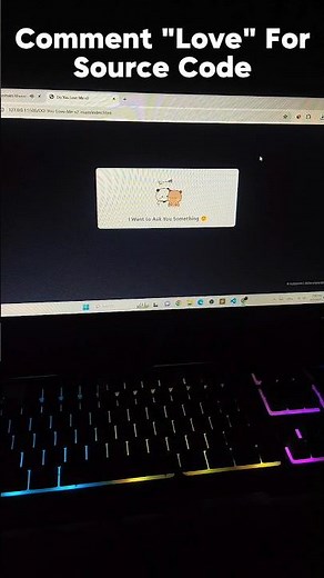 Love Project Using JavaScript 💝 #shorts ‪@CodeWithHarry‬