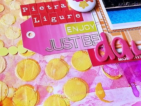 A Scrapbooking Mixed Media Process Video