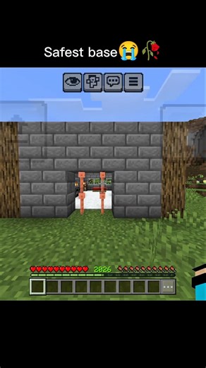 The Safest Minecraft Base! 😭🥀 (Zombies Hate This)