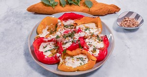 Poivrons grillés à la crème de mozzarella