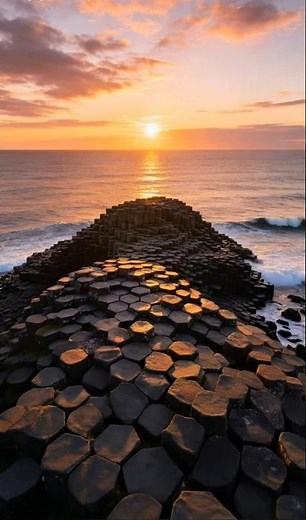 Giant's Causeway is a geological wonder located on the north coast of Northern Ireland,