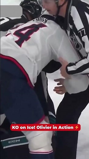 Olivier Delivers Huge Knockout | NHL Fight Highlights