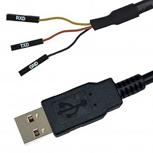 6 Feet USB to TTL-232R-RPI 3.3V Adapter Cable, FT232 USB to TTL Serial UART Cable, TX RX Signal 3 Pin 3v3 Level Signal 2.54mm Dupont Female Header Windows Linux MAC OS