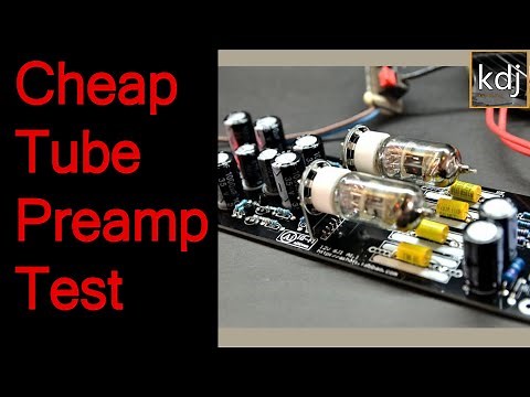 $18 Tube Preamp Test as a GUITAR PEDAL - 6J1 Preamp Board