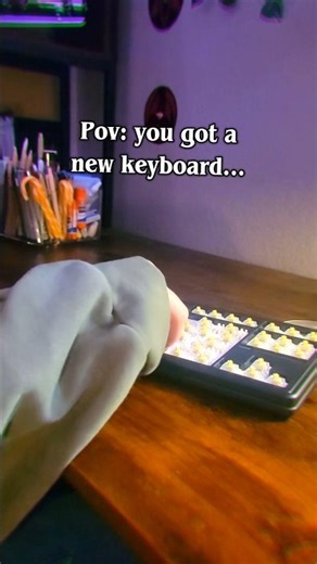 New keyboard #fyp #cool #keyboard #unboxing #aesthetic