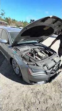 The beautiful Audi A8 won’t be hitting the road anymore.