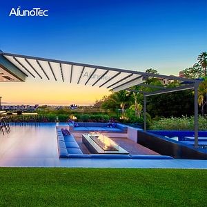 [Hot Item] Automatic Retractable Roof Rainproof Folding Pergola for Garden