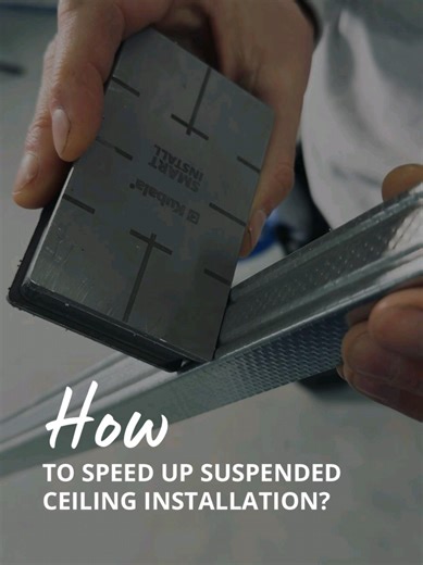 🧱 How to Speed Up Suspended Ceiling Installation Small tools can make a big difference on site 👇 The Smart Install magnet is designed to simplify working with CD profiles. Its shape fits the profile perfectly, helping you keep everything aligned and level before fixing it with screws. 🔹 The magnet holds the profile in position while you adjust the height by sliding it into place. 🔹 It can also hold screws, keeping them ready and within reach while you work. Built-in guide lines add extra pre