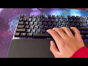 Steelseries Apex 5 sound test (hybrid blue clicky switches stock)