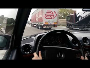 mercedes w123 300d test drive