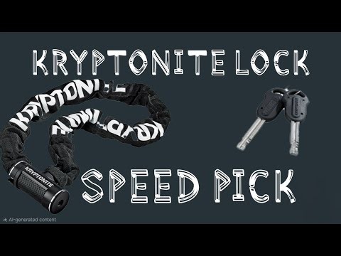 Kryptonite DD lock speed pick