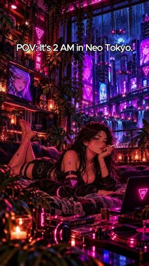 2 AM in Neo Tokyo 🌃 | Dark Cyberpunk Lofi #lofimusic #cyberpunk #cozy
