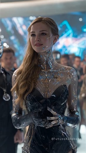 Beautiful Humanoid Robot: Inside Her Face Exposed #robot