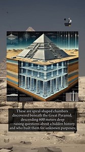 376K views · 5.2K reactions | spiral-shaped chambers discovered beneath the Great Pyramid... #GreatPyramid #AncientMysteries #HiddenChambers #PyramidSecrets #UnexplainedHistory #LostCivilizations | Ancient Theories Nerd | Facebook