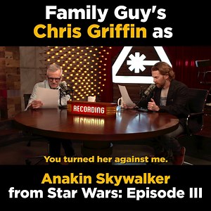 7.7M views · 11 reactions | Robot Chicken co-creator Seth Green performs an Anakin Skywalker scene from Star Wars: Revenge of the Sith as Chris Griffin from Family Guy! Don't miss one of THE most hilarious clips from this season of #TalkinToons with Rob Paulsen (only on Alpha). For more Talkin' Toons - and a free 30-day trial - visit projectalpha.com! | Geek & Sundry | Facebook