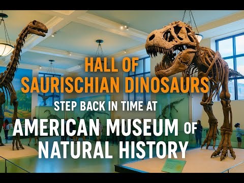 🦕🏛️ Hall of Saurischian Dinosaurs – Step Back in Time at the American Museum of Natural History