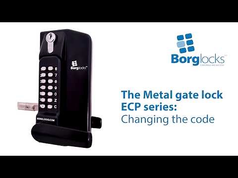 How to code change an ECP lock Metal gate lock