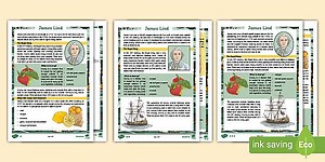 LKS2 James Lind Differentiated Reading Comprehension