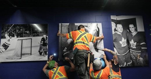 This is what it looks like inside the revamped Scotiabank Arena