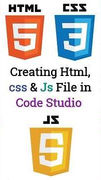 Create Html css and Js file using Code Studio. #html #development #cs #codelife #codeeveryday #js